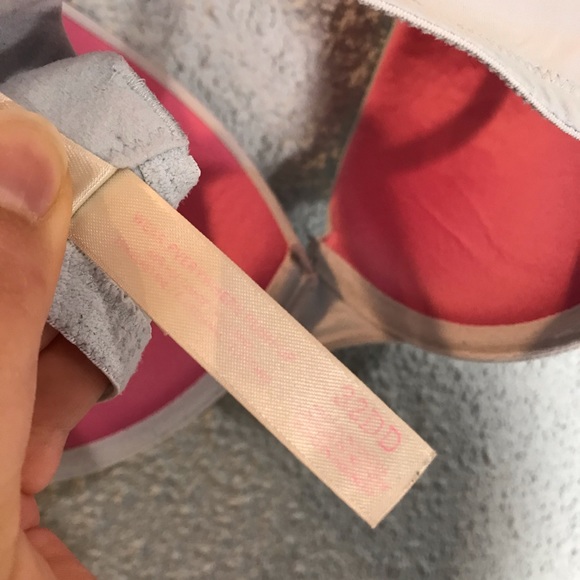 PINK Victorias Secret Push Up Bra Blue 32DD - Picture 12 of 12